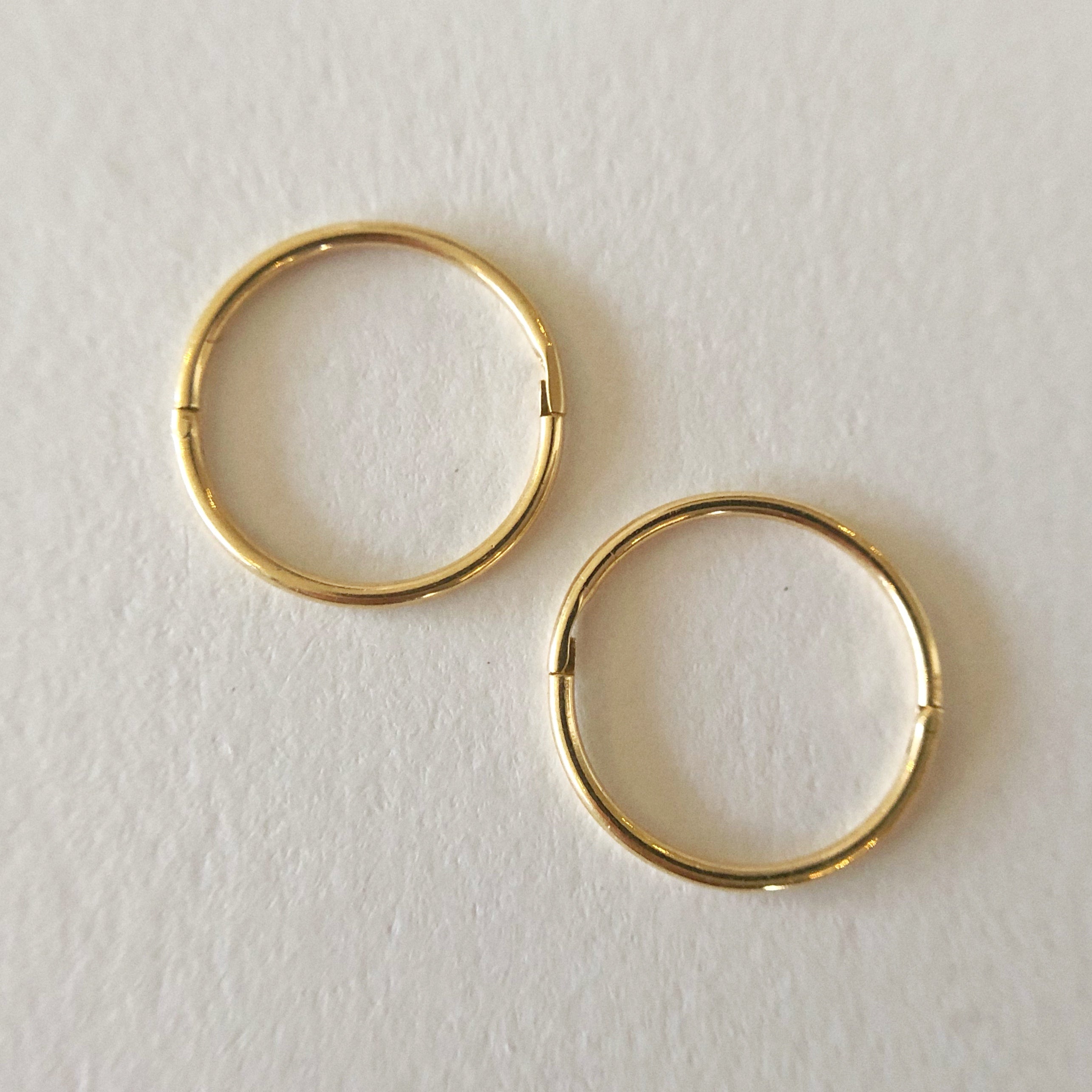 Large gold hot sale sleeper earrings