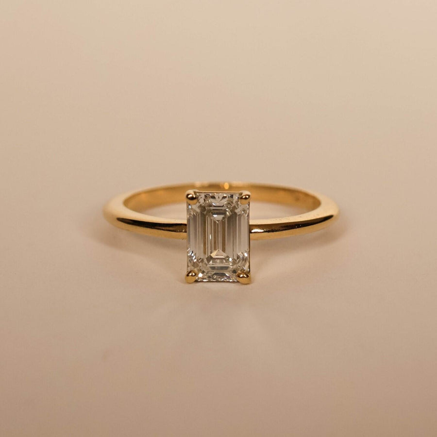 Emerald Cut 1.16ct Diamond Solitaire