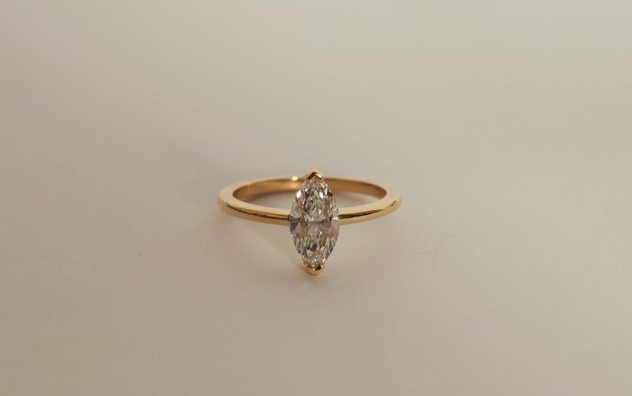 Marquise Diamond Solitaire