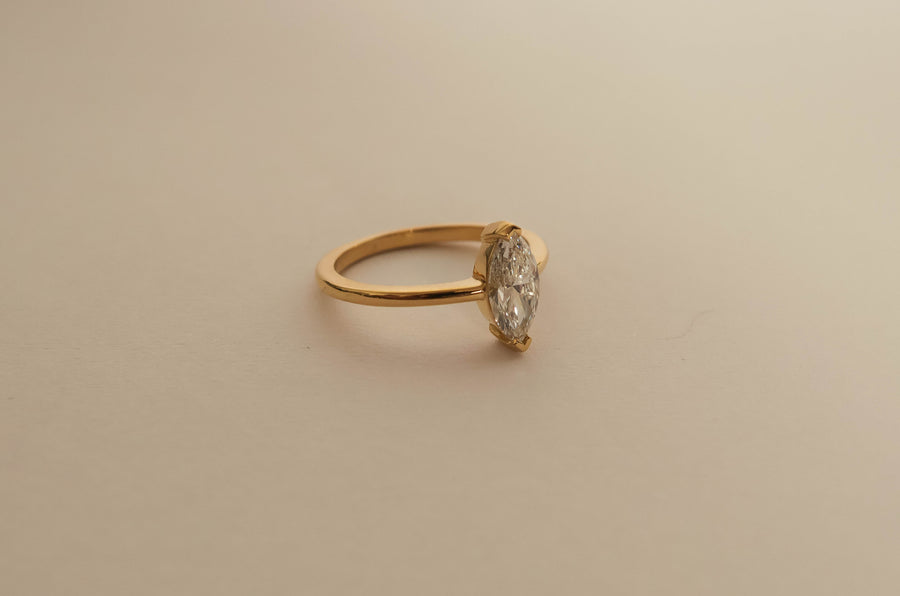 Marquise Diamond Solitaire